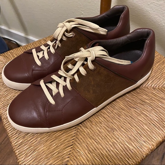 Tsubo Aratas Men leather sneakers size 11.5 - Picture 4 of 8